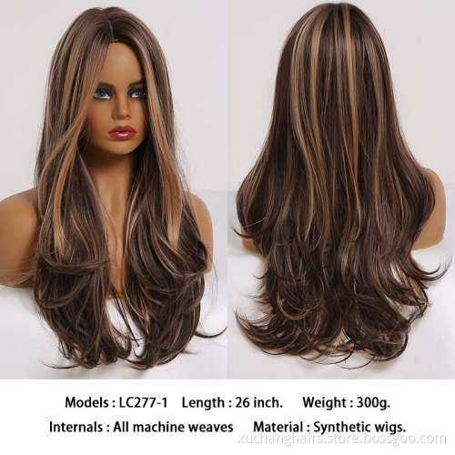 High-Quality Long Straight Elegance Synthetic Wigs